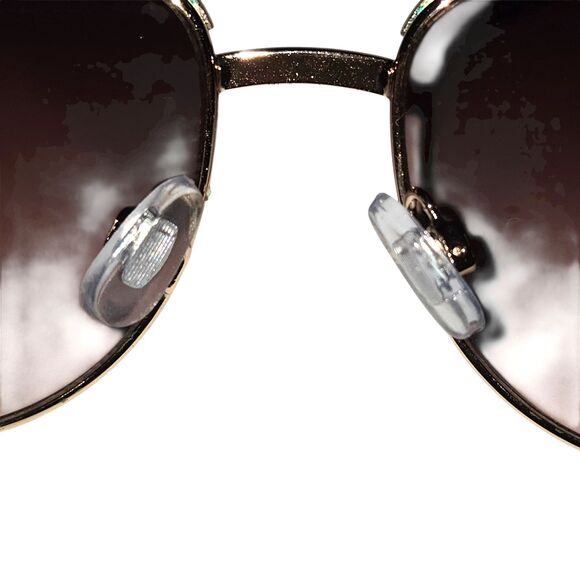 A.J. Morgan Pink & Gold Tone Filter Cat. 2 Medium Tint Womens Sunglasses No Case - Picture 6 of 12